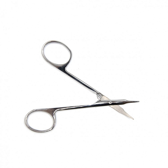 Ножницы роговичные тупоконечные, вертикально-изогнутые, 110 мм. Surgiwell