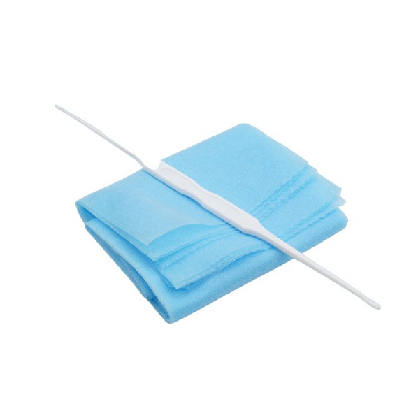 Набор гинекологический смотровой одноразовый стерильный «Ева» (Зеркало гинекологическое по Куско №3 с центральным поворотным фиксатором, цитощетка, салфетка Б-16, перчатки латексные М)