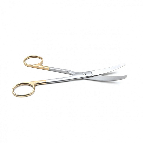 Ножницы STANDARD, тупоконечные вертикально-изогнутые, с твердосплавными вставками, 170 мм (Н-72р), МИЗТ