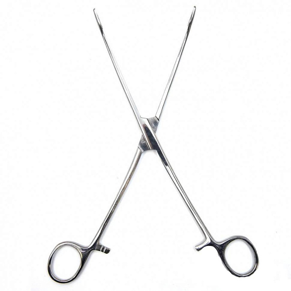 Корнцанг изогнутый для детей, 228 мм, Surgiwell