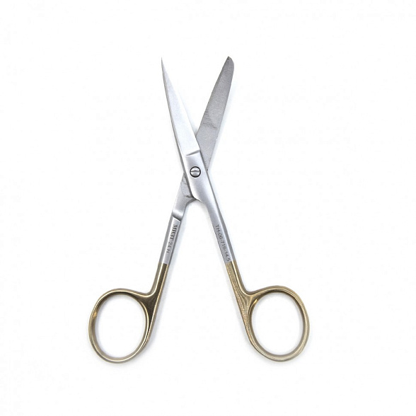 Ножницы STANDARD, с одним острым концом изогнутые, с твердосплавными вставками, 145 мм (11-716-14р) , МИЗТ