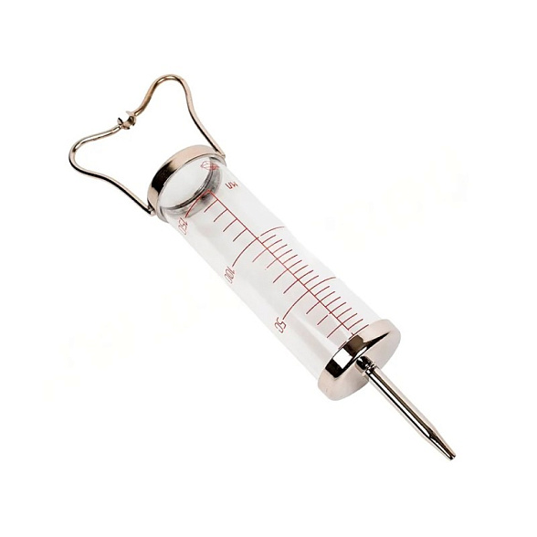 Шприц с силиконовым кольцом на поршне для промывания полостей, 100-150 см3, с двойной шкалой, Surgiwell