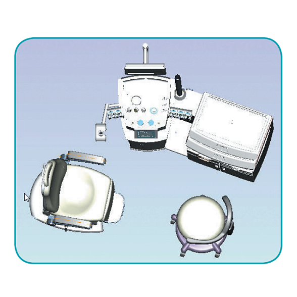 Рабочее место отоларинголога ST-E1000 (максимальная комплектация) Dixion