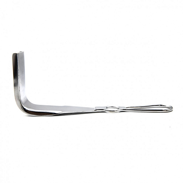 Зеркало медицинское по Дуайену №1, большое (88х35)длина 225 мм. Surgiwell