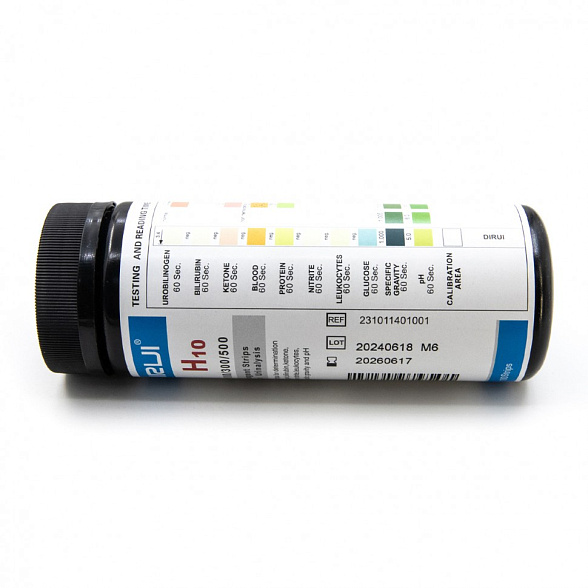 Тест-полоски Dirui H10, 100 шт./уп.