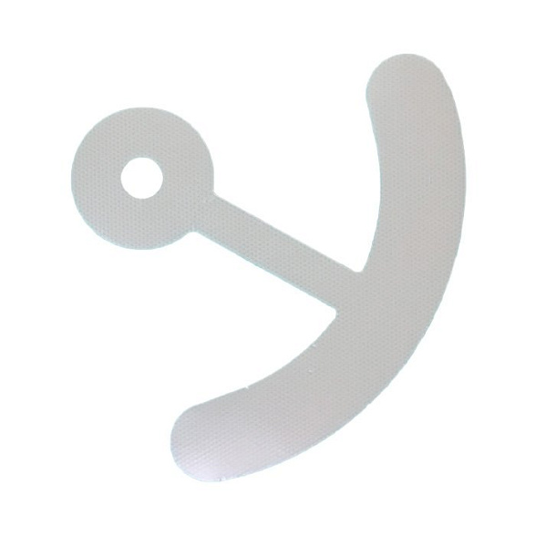 Пластина WinnerPlast с мягким силиконовым покрытием прозрачный, форма якорь, 1 шт, WINNER MED