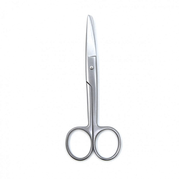 Ножницы хирургические с одним острым концом прямые, 125 мм (Н-63р), МИЗТ