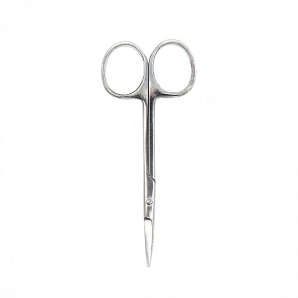 Ножницы глазные тупоконечные, вертикально-изогнутые, 113 мм. Surgiwell