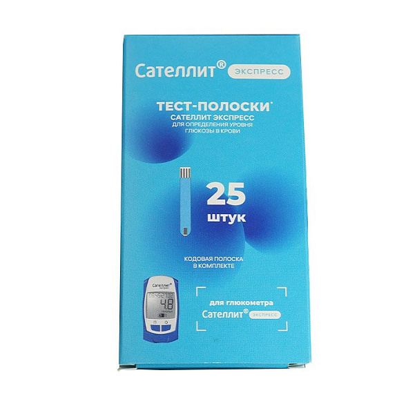 Тест-полоски ПКГ-03 "Сателлит Экспресс" №25