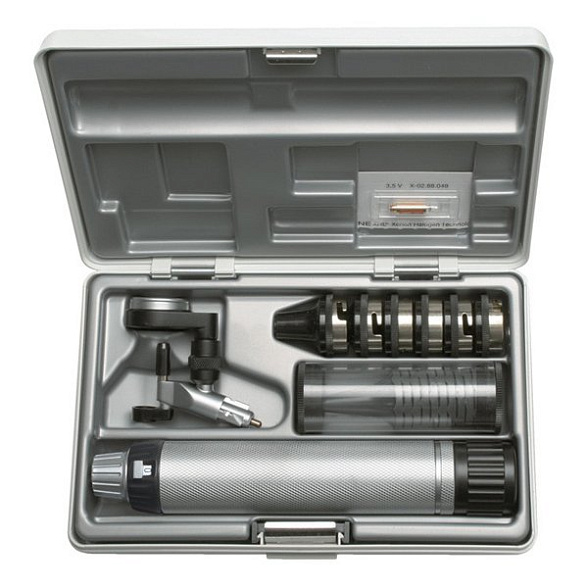 Отоскоп Heine Operating, набор с рукояткой BETA TR Li-ion 3,5 В перезаряжаемой с сетевым адаптером (В-188.27.384)