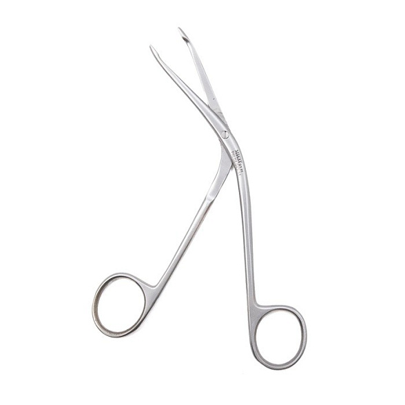 Щипцы медициские HARTMANN, тампонные ушные, изогнутые, №2 по ребру, 143 мм (Щ-2р), МИЗТ
