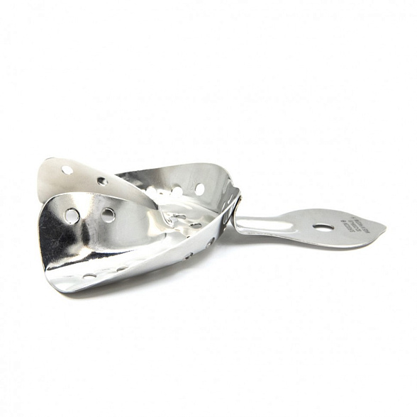 Ложка оттискная стоматологическая, металлическая, для нижней челюсти №3, Surgicon