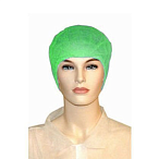 Шапочка типа шарлотта одноразовая (12г/кв.м, голубой)