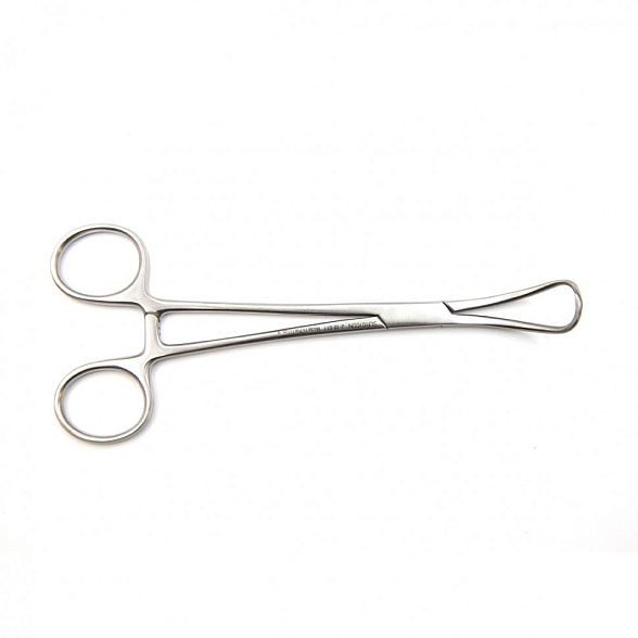 Зажим для операционного белья (цапка) по Бакхаузу, 150 мм