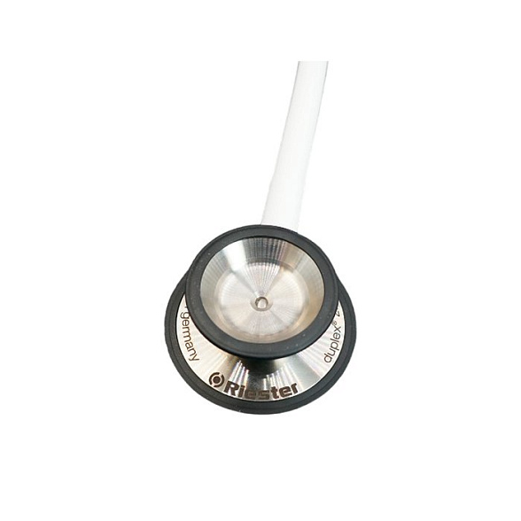 Duplex 2.0 стетоскоп, нержавеющая сталь белый, Riester