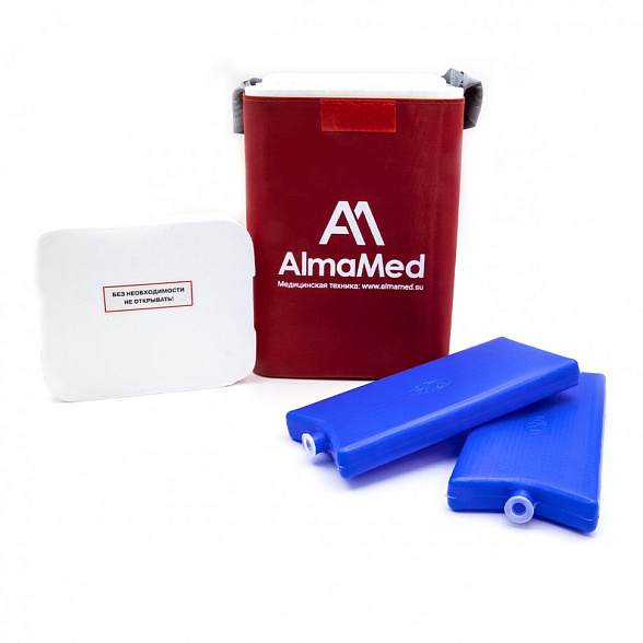 Термоконтейнер переносной для кратковременного хранения крови и кровезаменителей ТМ2-01 -"МОКА" вертикальный