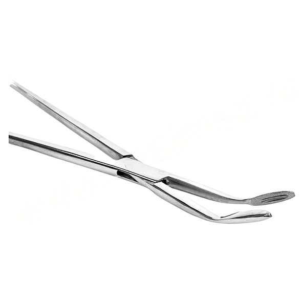 Корнцанг изогнутый 256 мм (Щ-20-2)