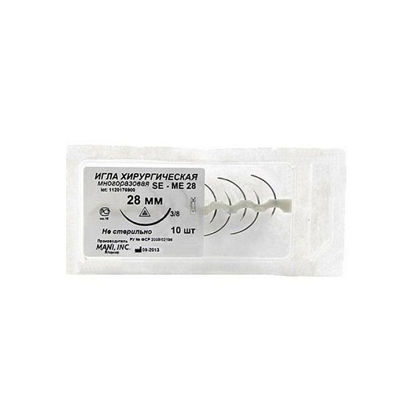 Игла режущая Ø0,78х28 мм, 3/8 Mani