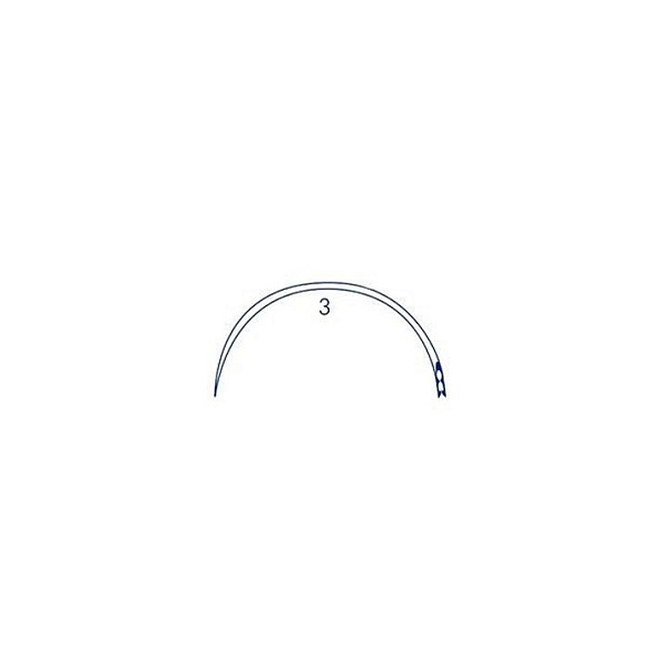 Игла хирургическая 3, серии PB-538 полукругая 1/2 окружности Medicor