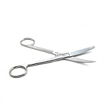 Ножницы с одним острым концом, вертикально-изогнутые, 170 мм, Surgiwell