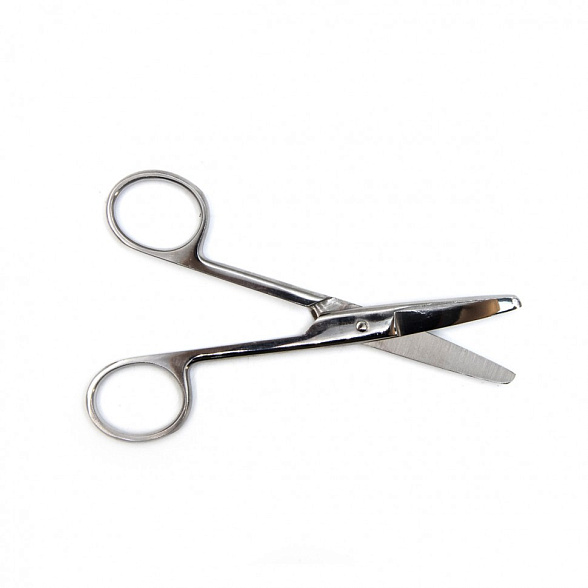 Ножницы хирургические детские тупоконечные, прямые, 125 мм, Surgiwell