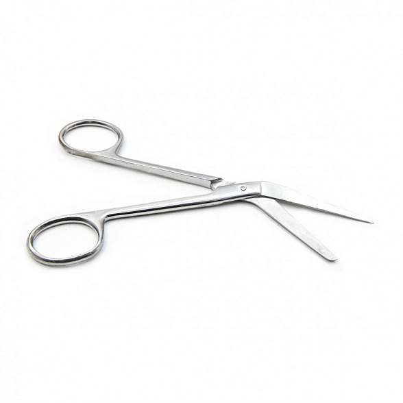 Ножницы для вскрытия сосудов, горизонтально-изогнутые, 135 мм. Surgiwell