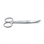 Ножницы хирургические тупоконечные вертикально-изогнутые, 125 мм (Н-64р) , МИЗТ