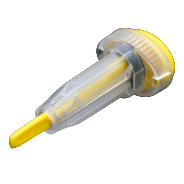 Ланцеты Prolance High Flow для капиллярного забора крови 200 шт./упак, глубина прокола 1,8 мм, желтые