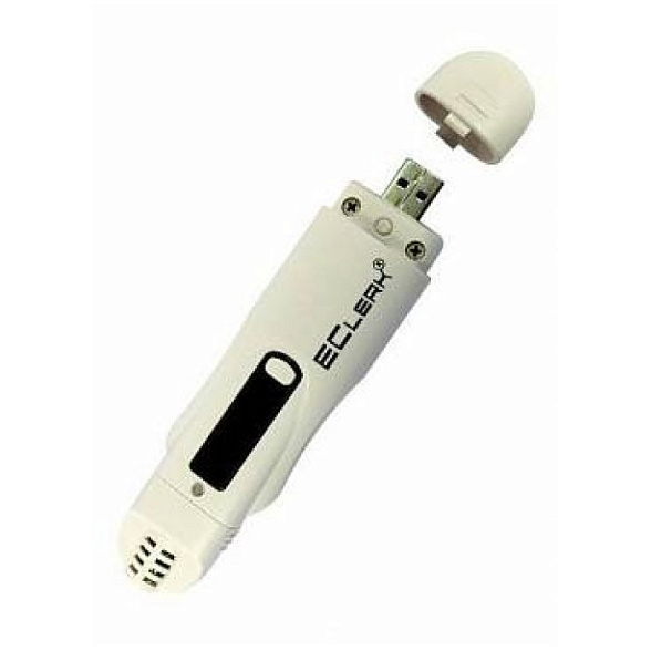 Терморегистратор-индикатор многоразовый 2-х пороговый EСlerk-M-11-T-W (360 дней, -40…+55ºC)