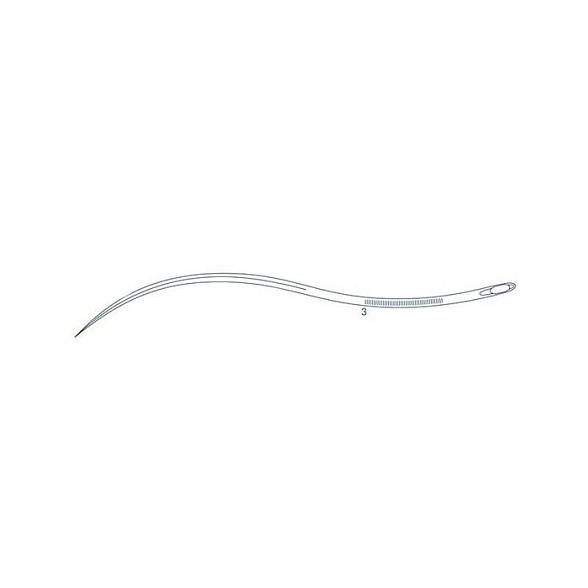 Игла хирургическая 3, серии PM/S-627 S-изогнутые Medicor