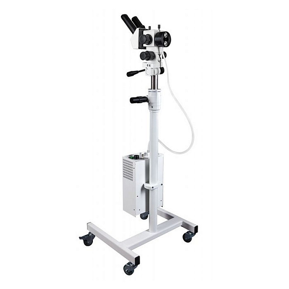 Кольпоскоп КС-02 «Классик» вариант 100, прямой штатив, Н-образное основание