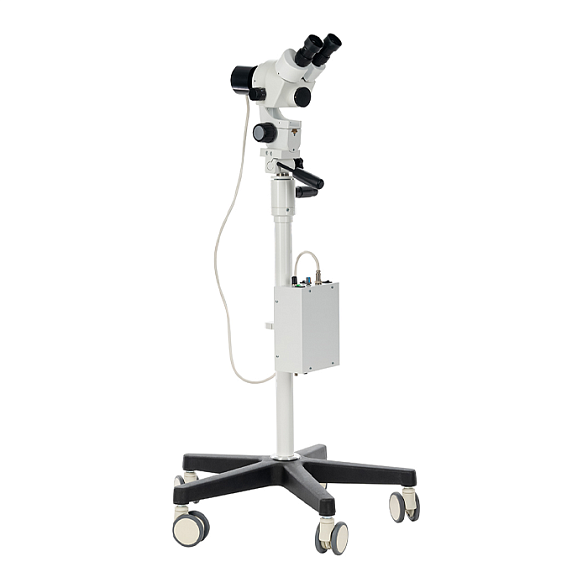 Кольпоскоп КС-02 «ZOOM Комфорт» вариант 301, прямой штатив, пятилучевое основание
