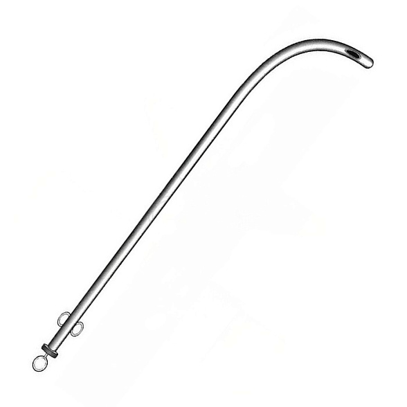 Катетер металлический Male, 27 см, тип  Fig. 12, Surgicon
