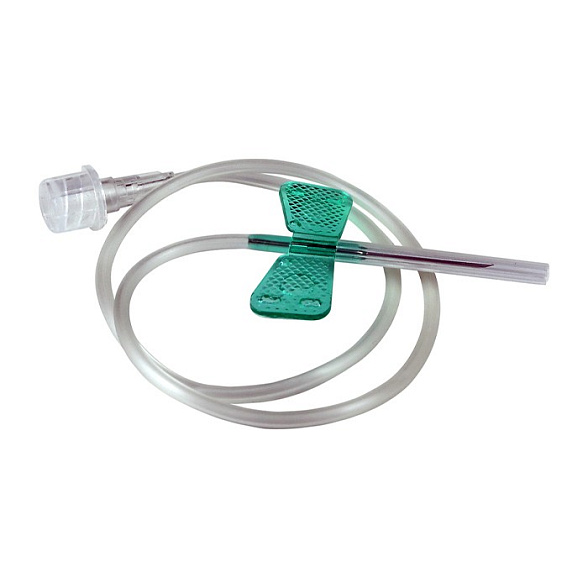 Устройство для вливания в малые вены - игла-бабочка LUER LOCK 21G (0,80х19мм) SFM