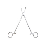 Зажим BABY-MIXTER, для желчных протоков, изогнутый, 190 мм (З-13-2р), МИЗТ