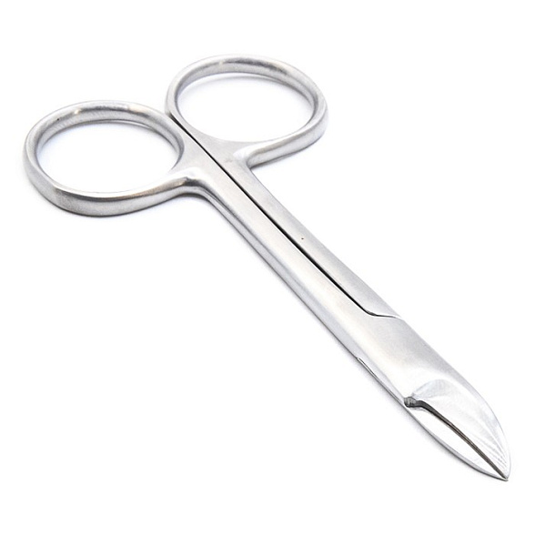 Ножницы для разрезания проволоки и снятия коронок изогнутые по Crown-Beebee, 105 мм, Surgicon