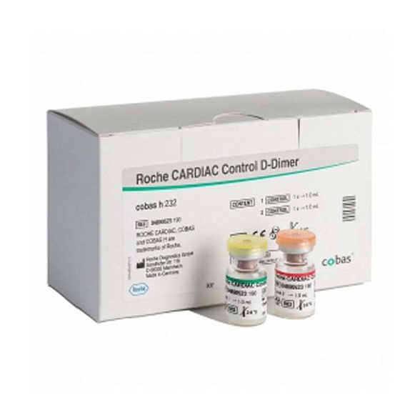 Контрольный материал для проверки качества тест-полосок CARDIAC Control D-Dimer Roche