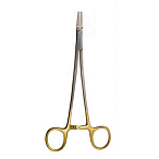 Иглодержатель, армированный твердым сплавом, с золотыми ручками, 200 мм. Surgiwell