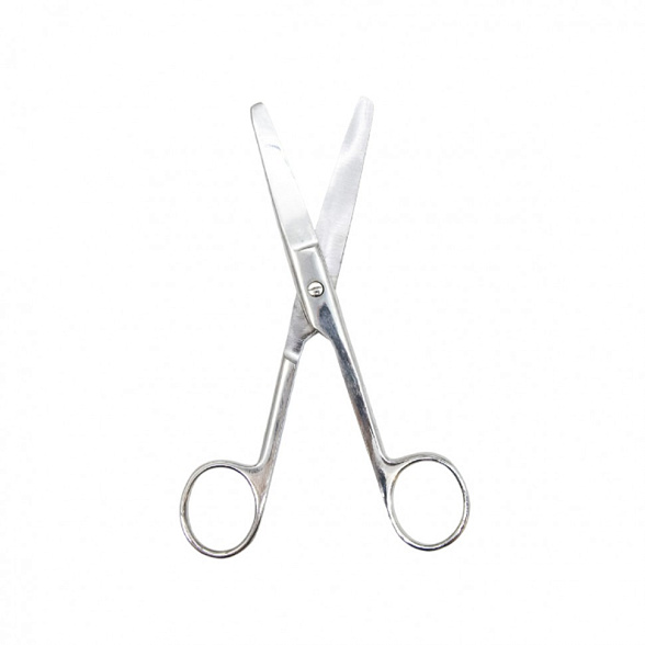 Ножницы тупоконечные прямые, 160 мм, Surgiwell