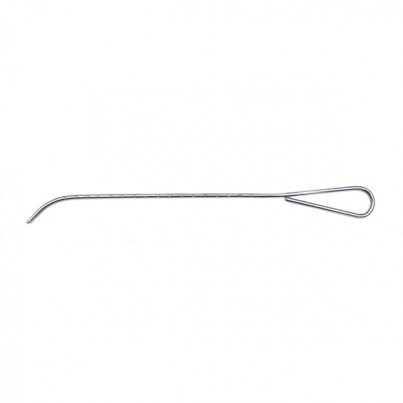 Зонд маточный с делениями, изогнутый, 290 мм. Surgiwell