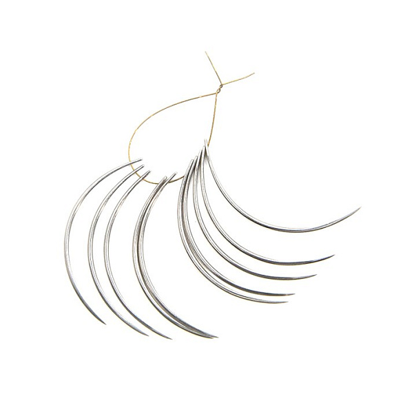 Игла хирургическая атравматическая INTRARICH для наложения швов (E(III) T/37/1.00-S), многоразовая, 100шт/уп (10 блистеров по 10шт)