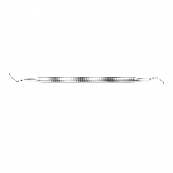 Кюретка для парадонтоза, 165 мм, рабочая часть 2*7 мм и 4 мм