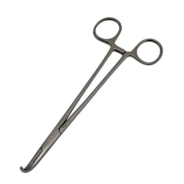 Зажим BABY-MIXTER, для желчных протоков, изогнутый, 190 мм (З-13-2р), МИЗТ