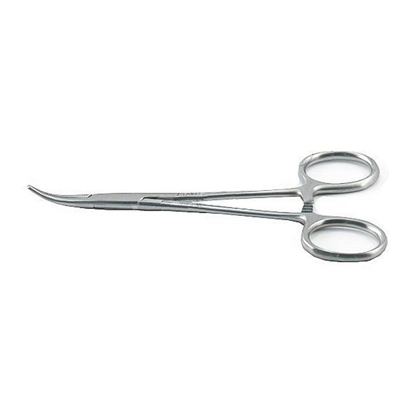 Зажим кровоостанавливающий Москит изогнутый для новорожденных 125 мм Surgicon