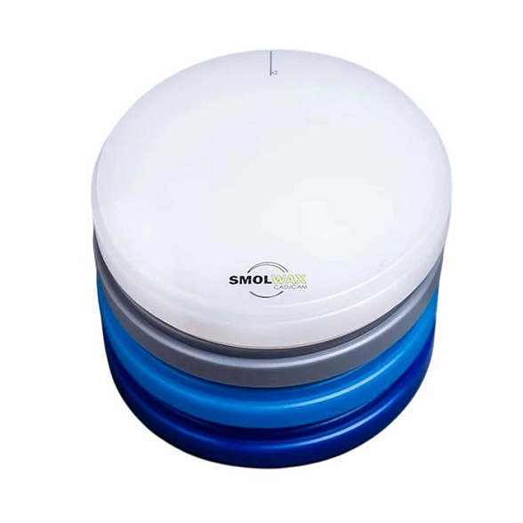 Воск фрезерный CAD/CAM диаметр 98.5 толщина 16 мм, цвет серый