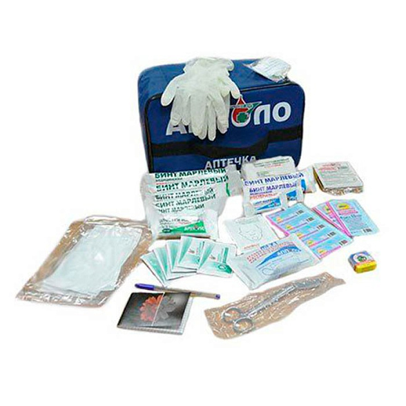 Аптечка первой помощи работникам (в сумке одноярусной) по приказу №169н от 05 марта 2011г