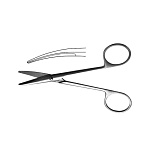 Ножницы д/энукл. вертик. Изогнутые, 125 мм