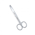 Ножницы хирургические тупоконечные вертикально-изогнутые, 125 мм (Н-64р) , МИЗТ