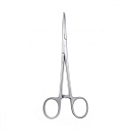 Зажим медицинский DE BAKEY-RANKIN, кровоостанавливающий с атравматической нарезкой изогнутый, 160 мм (З-11-2р), МИЗТ