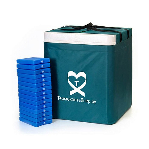 Термоконтейнер ТМ50 (на 50 литров) (с хладоэлементами)